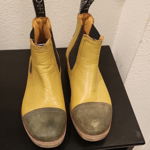 John Fluevog Shoes - John Fluevog Yellow and Green Men's Shoes